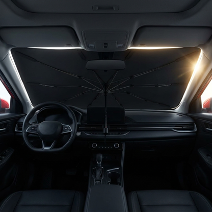 AutoTherma ™ Retractable Car Windshield Heat Protector