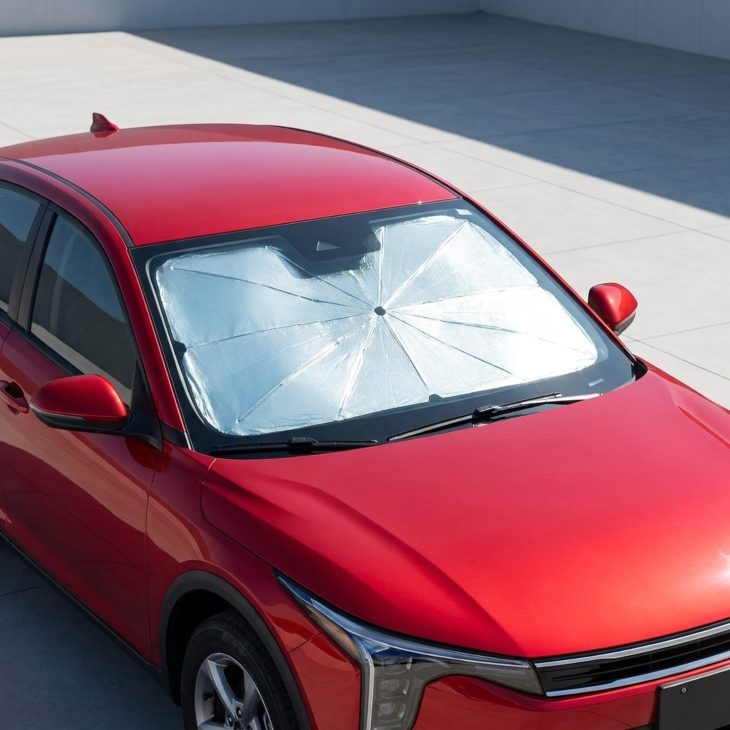 AutoTherma ™ Retractable Car Windshield Heat Protector