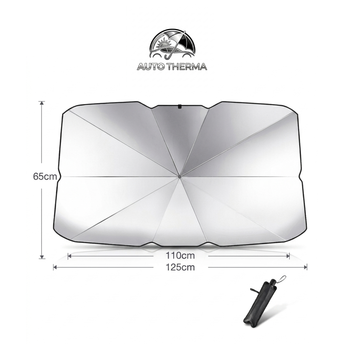 AutoTherma ™ Retractable Car Windshield Heat Protector