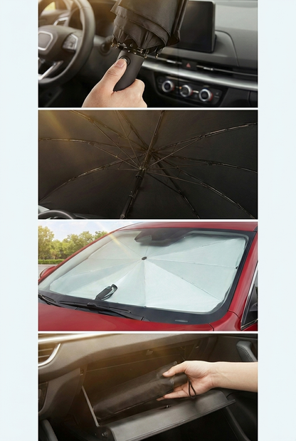 AutoTherma ™ Retractable Car Windshield Heat Protector